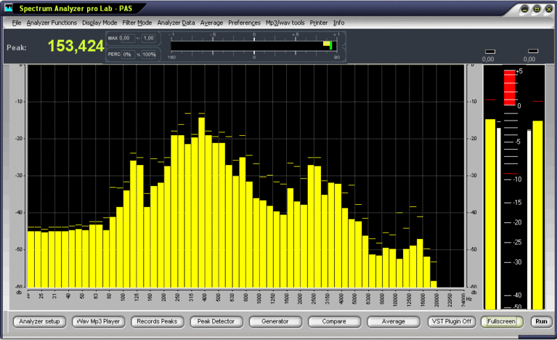 Spectrum Ananlyzer pro Screenshot